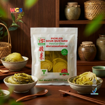LinLin Pickled Sour Mustard Dua Cai Chua 300 gr - Pickled Mustard Greens