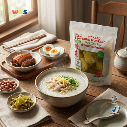 LinLin Pickled Sour Mustard Dua Cai Chua 300 gr - Pickled Mustard Greens