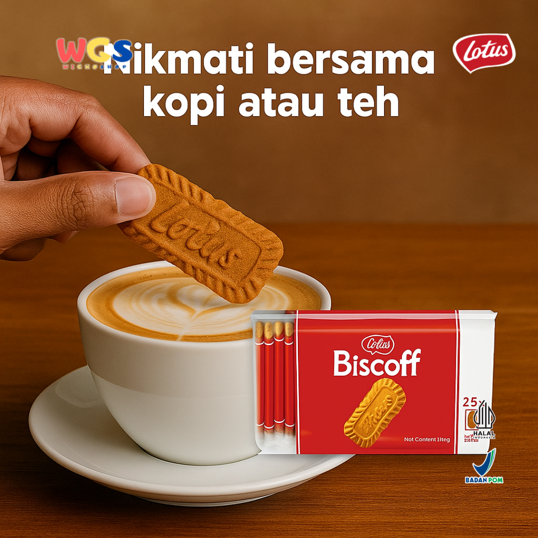 Lotus Biscoff Caramelised Biscuit 156g – 25 Snack Pack