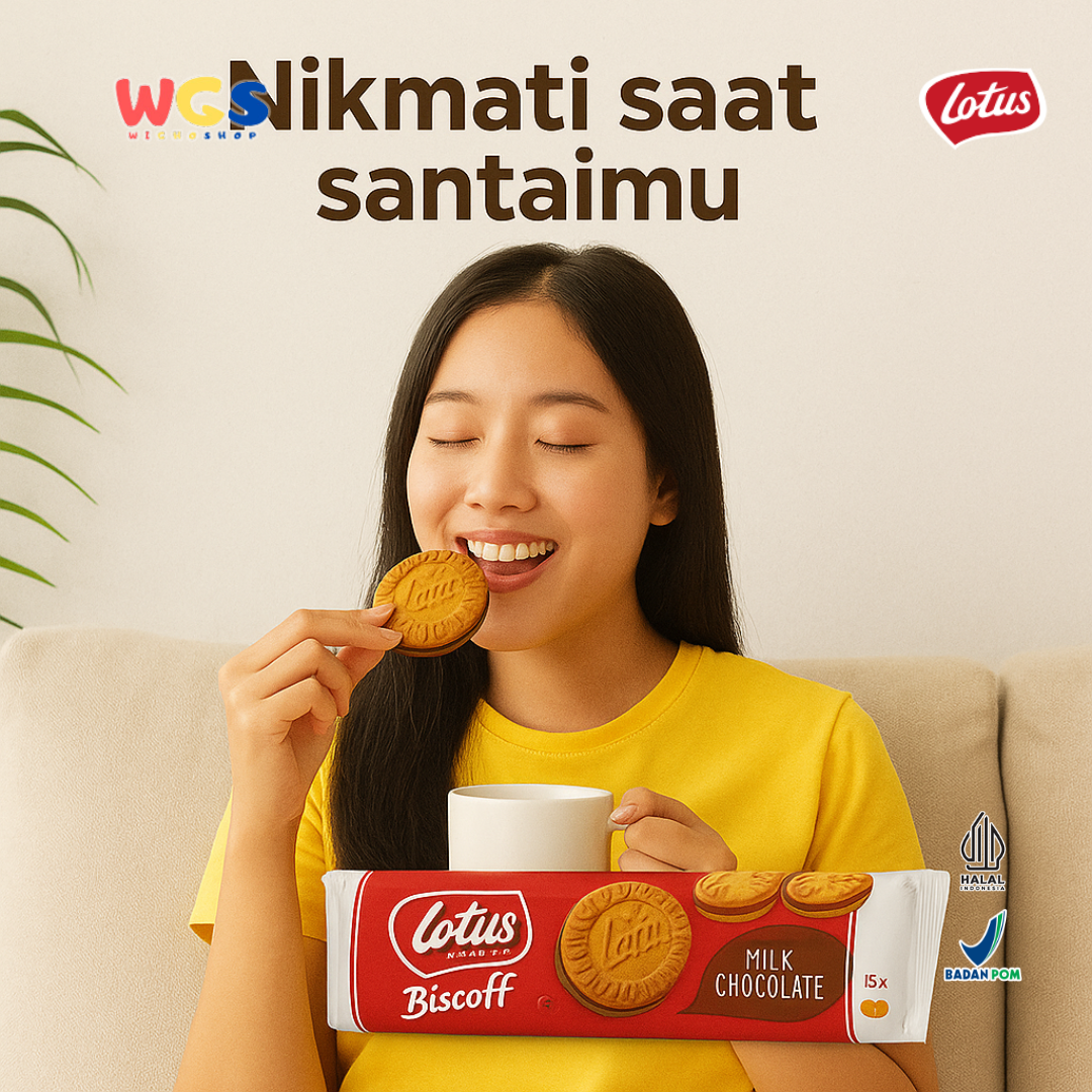 Lotus Biscoff Sandwich Biscuit Milk Chocolate Cream 150g – Chocolate-Filled Caramel Biscuit