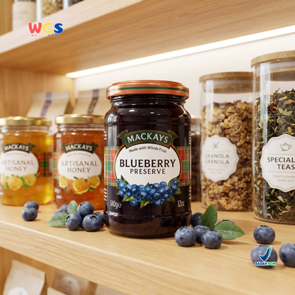 Mackays Blueberry Preserve Jam 340g - Blueberry Jam