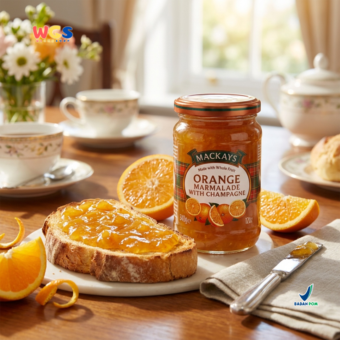 Mackays Orange Marmalade with Champagne Jam 340g - Orange Jam