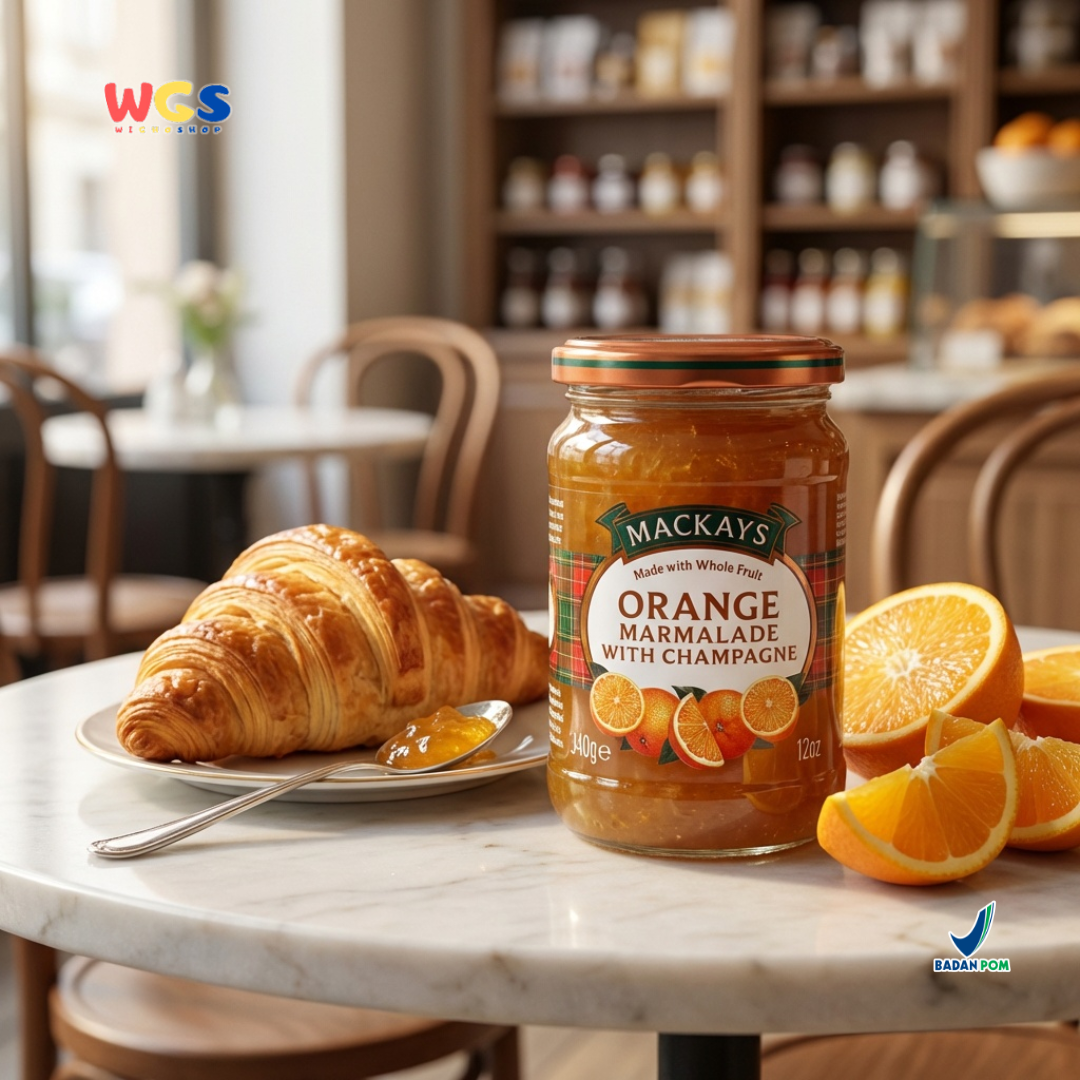 Mackays Orange Marmalade with Champagne Jam 340g - Orange Jam