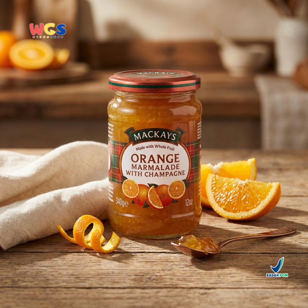 Mackays Orange Marmalade with Champagne Jam 340g - Orange Jam
