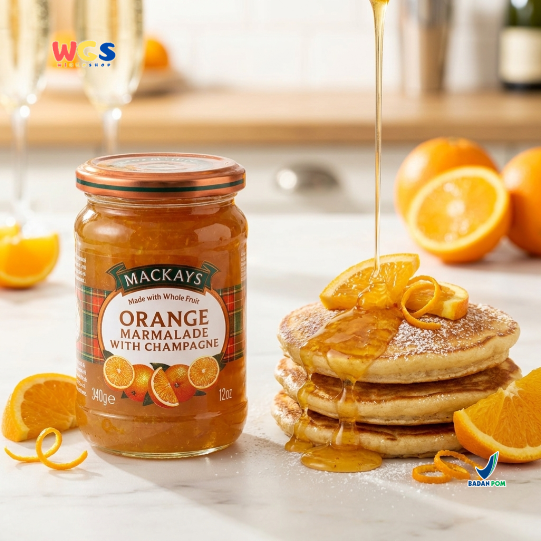 Mackays Orange Marmalade with Champagne Jam 340g - Orange Jam
