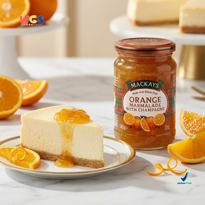 Mackays Orange Marmalade with Champagne Jam 340g - Orange Jam
