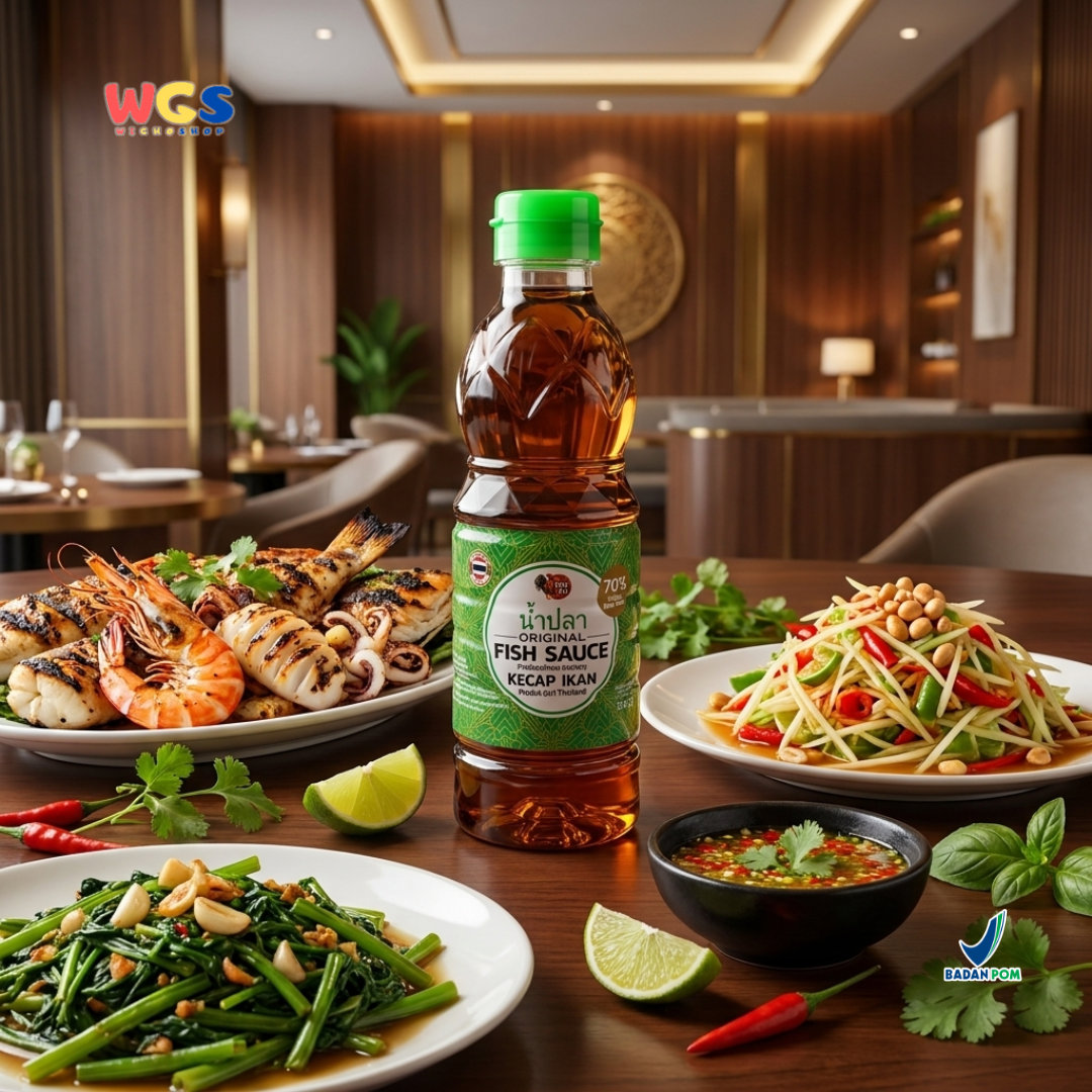 Mae Fu Original Fish Sauce 300ml – Authentic Umami Flavor from Anchovies