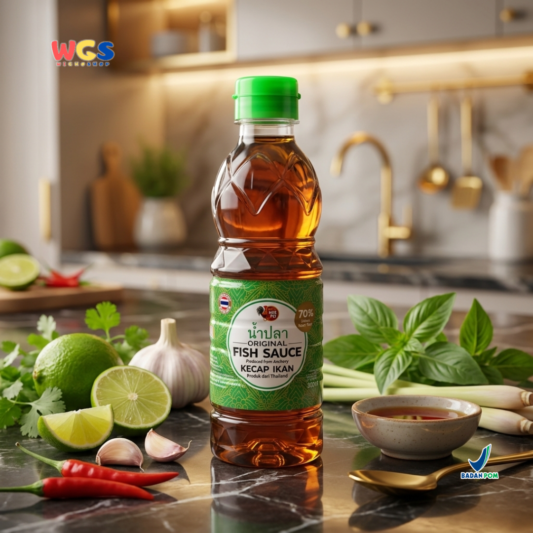 Mae Fu Original Fish Sauce 300ml – Authentic Umami Flavor from Anchovies