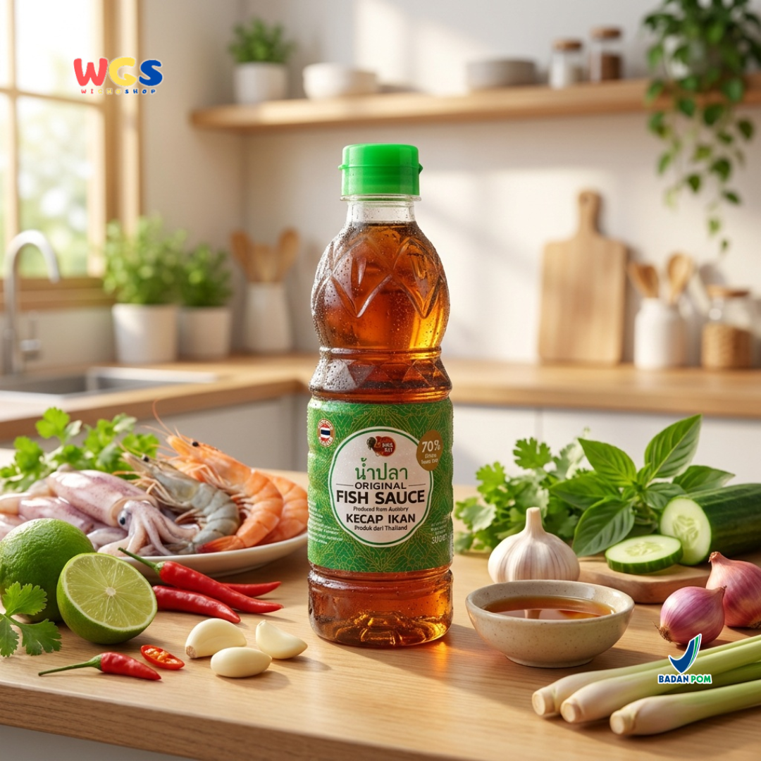 Mae Fu Original Fish Sauce 300ml – Authentic Umami Flavor from Anchovies