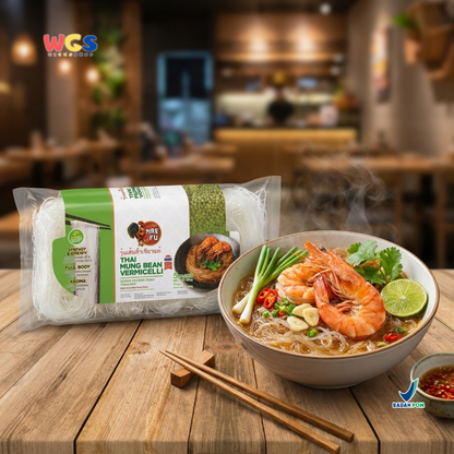 Mae Fu Thai Mung Bean Vermicelli Premium Gluten Free 5 x 35g - Vermicelli