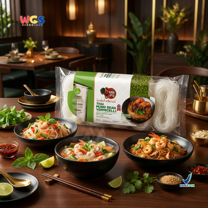 Mae Fu Thai Mung Bean Vermicelli Premium Gluten Free 5 x 35g - Vermicelli