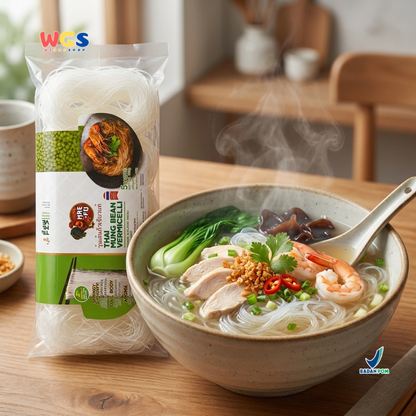Mae Fu Thai Mung Bean Vermicelli Premium Gluten Free 5 x 35g - Vermicelli