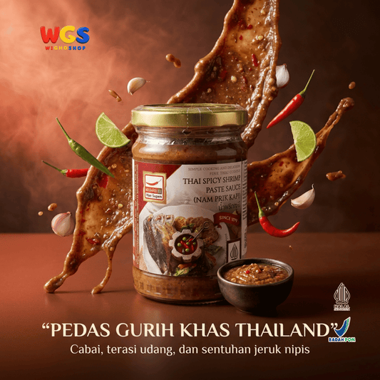 Mae Supen Saus Terasi Udang Pedas Thailand Nam Prik Kapi 227g