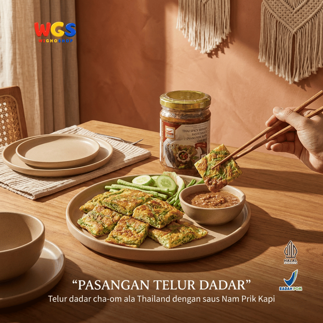Mae Supen Saus Terasi Udang Pedas Thailand Nam Prik Kapi 227g