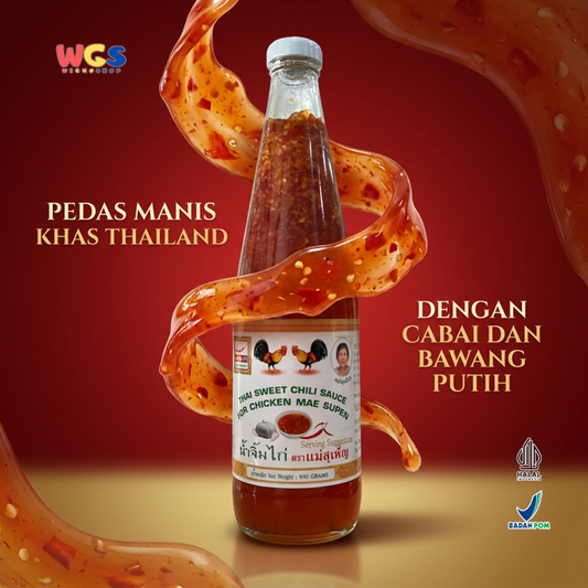 Mae Supen Thai Sweet Chili Sauce 930g - Saus Sambal Thailand Pedas Manis Dipping Sauce Ayam Goreng Dimsum Seafood