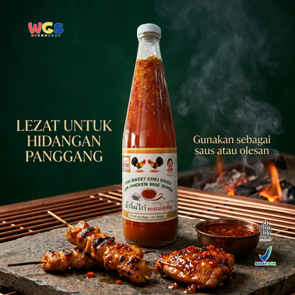 Mae Supen Thai Sweet Chili Sauce 930g - Saus Sambal Thailand Pedas Manis Dipping Sauce Ayam Goreng Dimsum Seafood