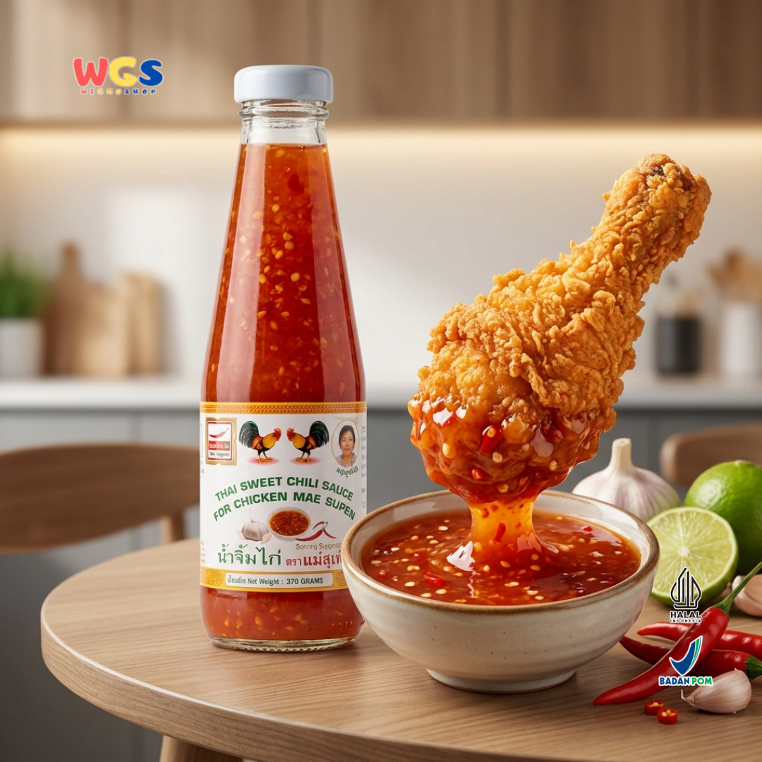 Mae Supen Thai Sweet Chili Sauce for Chicken 370g – Multipurpose Thai Sweet Chili Sauce