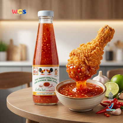 Mae Supen Thai Sweet Chili Sauce for Chicken 370g – Multipurpose Thai Sweet Chili Sauce