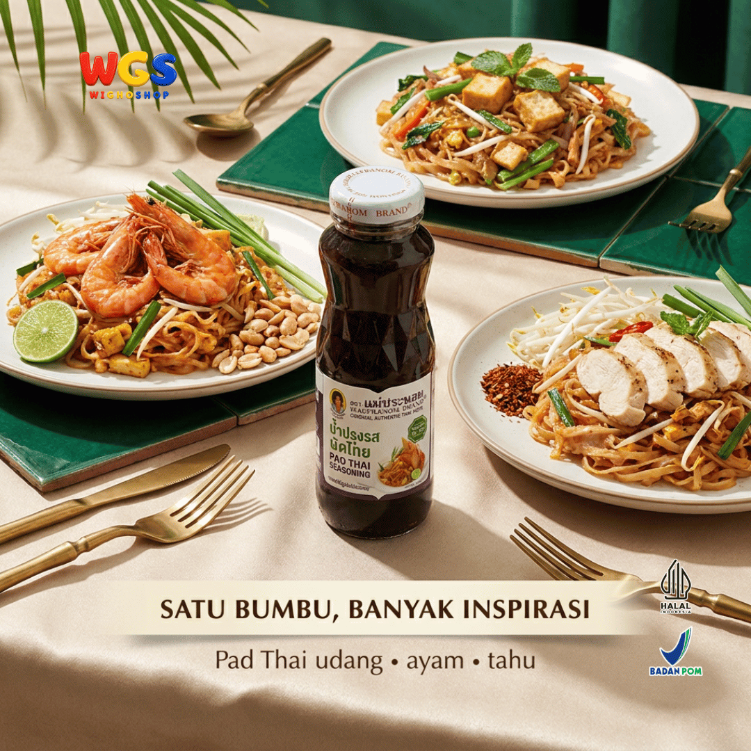 Maepranom Saus Pad Thai Seasoning 260g - Bumbu Mie Goreng Thailand
