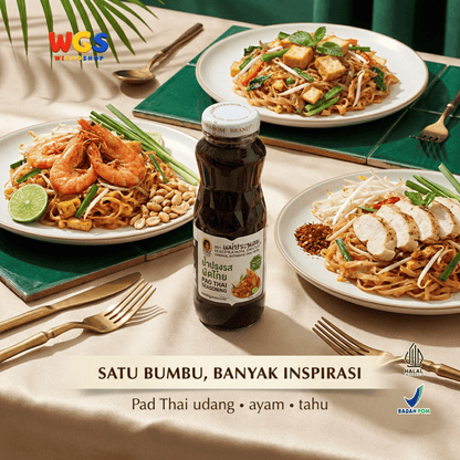 Maepranom Saus Pad Thai Seasoning 260g - Bumbu Mie Goreng Thailand