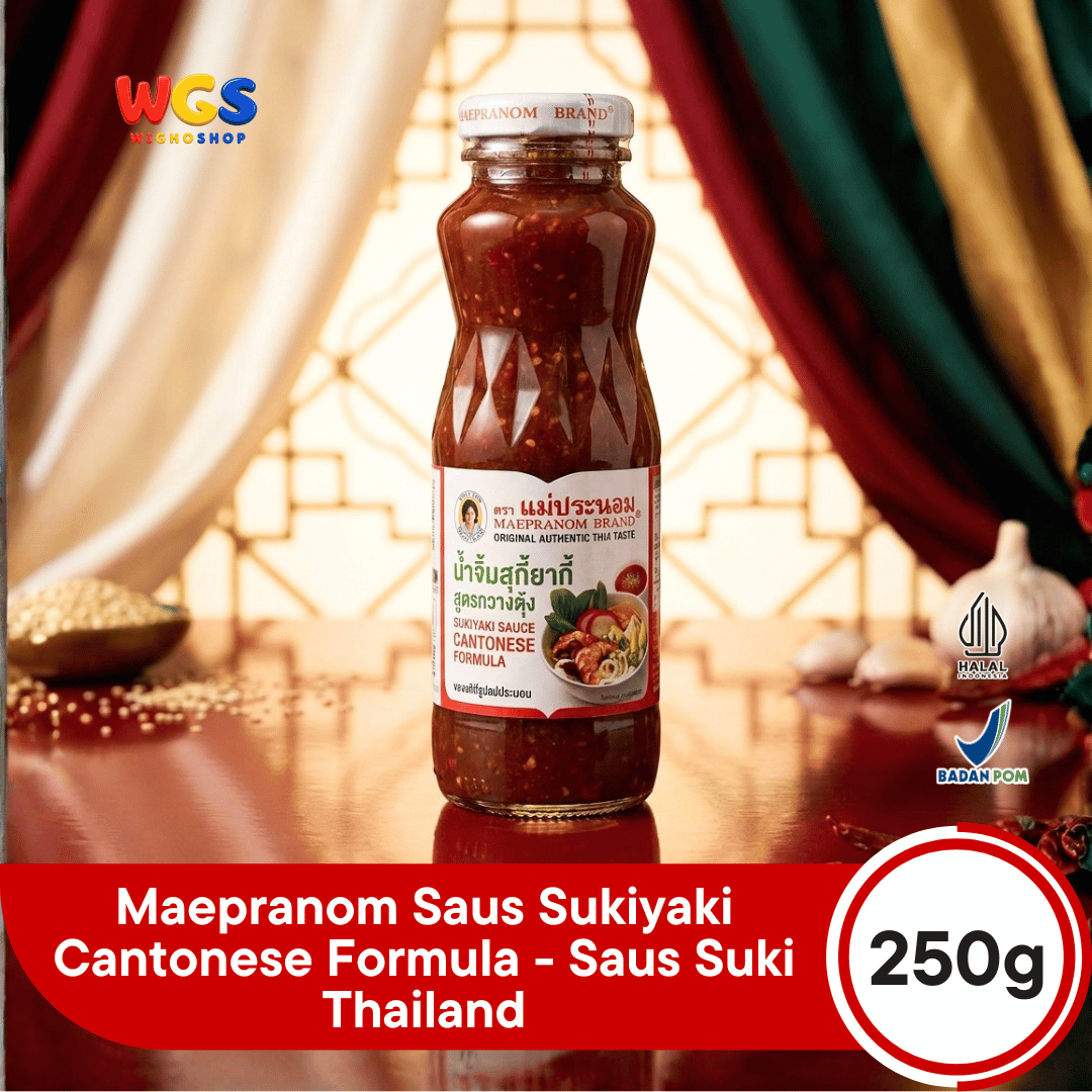 Maepranom Saus Sukiyaki Cantonese Formula 250g - Saus Suki Thailand
