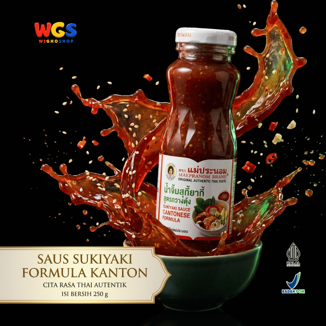 Maepranom Saus Sukiyaki Cantonese Formula 250g - Saus Suki Thailand