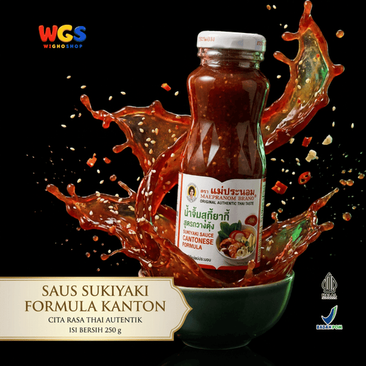 Maepranom Saus Sukiyaki Cantonese Formula 250g - Saus Suki Thailand