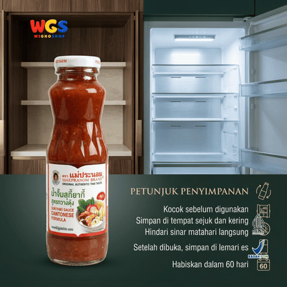 Maepranom Saus Sukiyaki Cantonese Formula 250g - Saus Suki Thailand