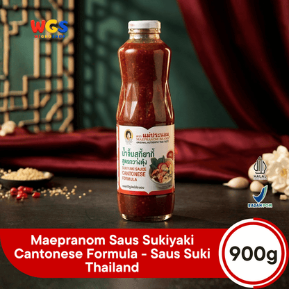 Maepranom Saus Sukiyaki Cantonese Formula 900g - Saus Suki Thailand