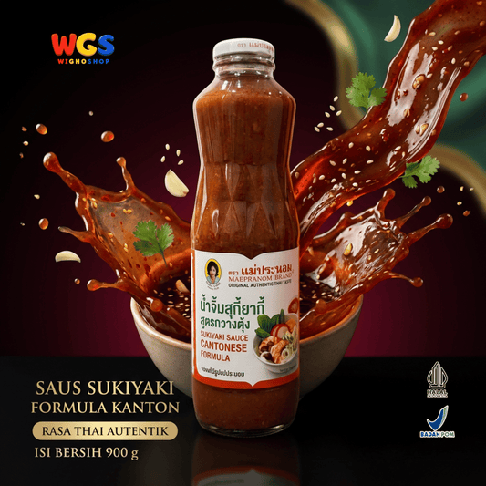 Maepranom Saus Sukiyaki Cantonese Formula 900g - Saus Suki Thailand