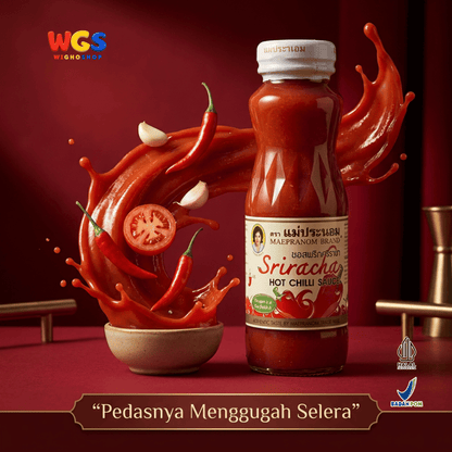 Maepranom Sriracha Hot Chilli Sauce 226g - Saus Cabai Sriracha Pedas Thailand