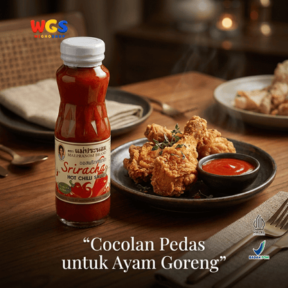 Maepranom Sriracha Hot Chilli Sauce 226g - Saus Cabai Sriracha Pedas Thailand