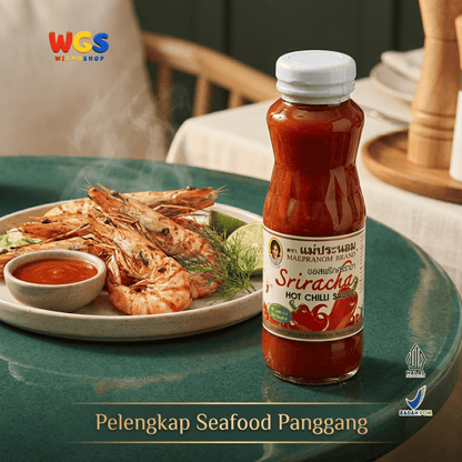 Maepranom Sriracha Hot Chilli Sauce 226g - Saus Cabai Sriracha Pedas Thailand