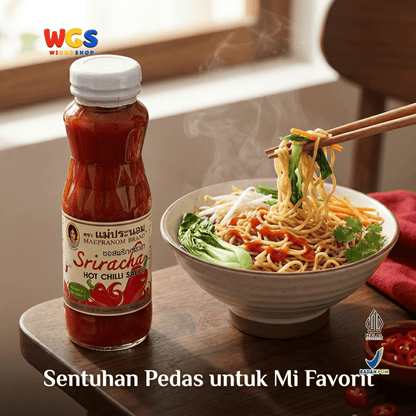 Maepranom Sriracha Hot Chilli Sauce 226g - Saus Cabai Sriracha Pedas Thailand