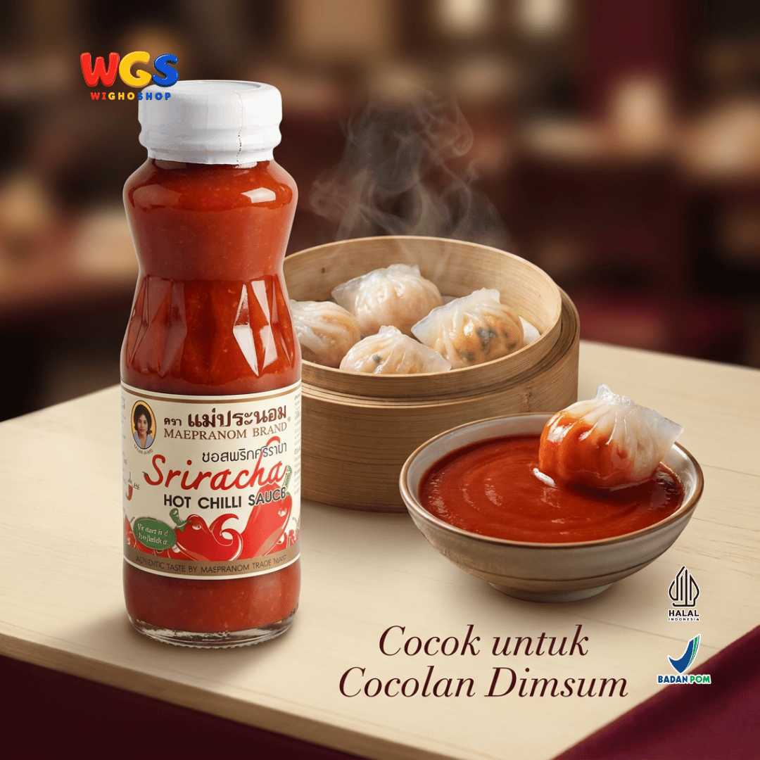 Maepranom Sriracha Hot Chilli Sauce 226g - Saus Cabai Sriracha Pedas Thailand
