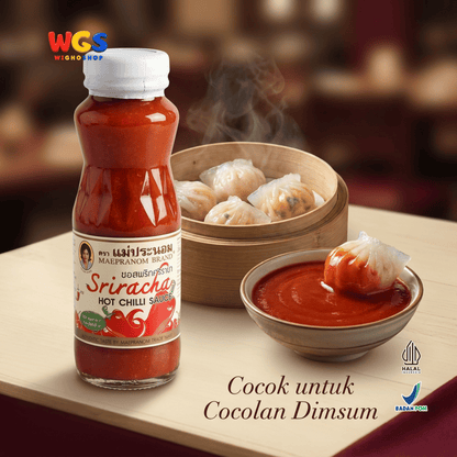 Maepranom Sriracha Hot Chilli Sauce 226g - Saus Cabai Sriracha Pedas Thailand