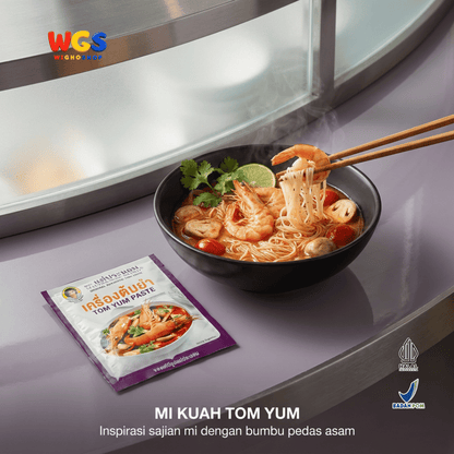 Maepranom Tom Yum Paste 50g - Bumbu Tomyam Thailand Sachet untuk Sup