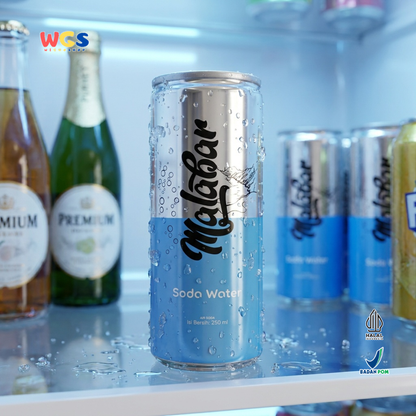 Malabar Soda Water 250ml - Air Soda Sparkling Water Minuman Berkarbonasi Mixer Mocktail Sirup