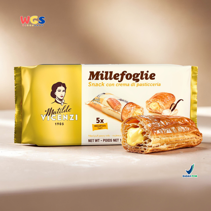 Matilde Vicenzi Millefoglie D'Italia Mini Puff Vanilla Cream Biscuits