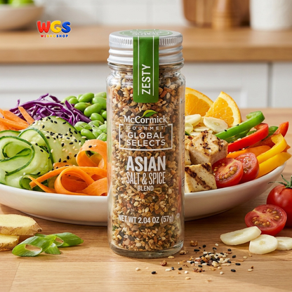 McCormick Gourmet Global Selects Asian Salt & Spice Blend 57g - Bumbu Tabur Asia Nasi Sushi Seafood Mie Sayur