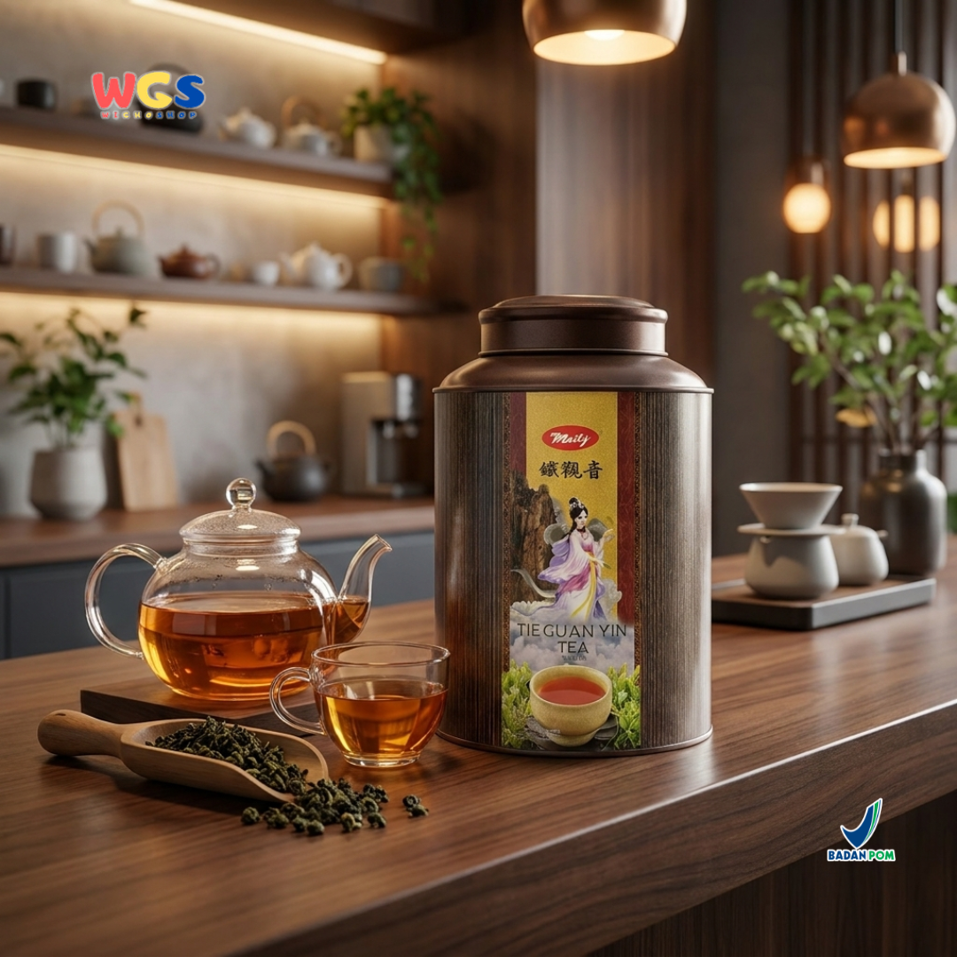 Meily Tie Guan Yin Tea 500g - Teh Oolong China Premium Daun Teh Kering Seduh Hangat
