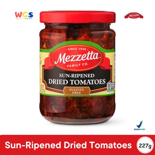 Mezzetta Sun-Ripened Dried Tomatoes 227g – Tomat Kering Premium Bebas Sulfit