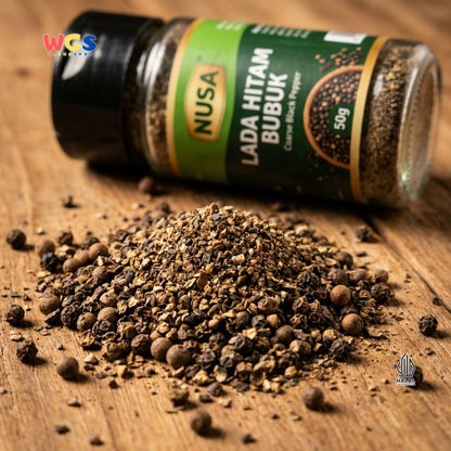 NUSA Lada Hitam Bubuk 50g - Merica Hitam Bubuk Premium Bumbu Dapur Serbaguna