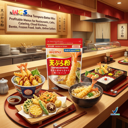 Nisshin Seifun Welna Tempura Batter Mix 600g - Tepung Tempura Jepang Crispy Udang Sayur Gorengan Renyah