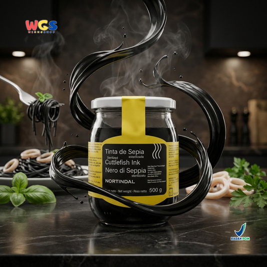Nortindal Cuttlefish Ink 500g - Tinta Cumi Sepia Nero di Seppia Saus Hitam Pasta Risotto Paella Seafood