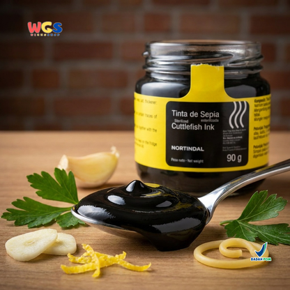 Nortindal Cuttlefish Ink 90g - Tinta Cumi Sepia Nero di Seppia Saus Hitam Pasta Risotto Paella Seafood