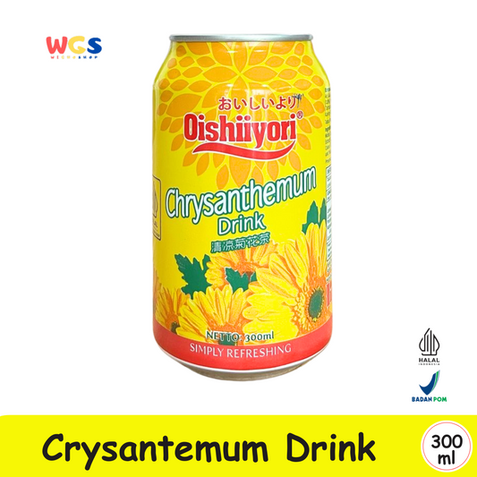 Oishiiyori Minuman Crysanthemum 300ml – Teh Bunga Krisantemum yang Menyegarkan
