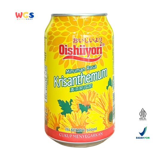 Oishiiyori Minuman Crysanthemum 300ml – Teh Bunga Krisantemum yang Menyegarkan