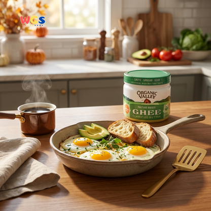 Organic Valley Ghee Clarified Butter 212g - Mentega Ghee Organik untuk Tumis, Oles dan Masak