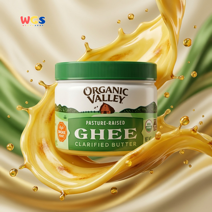 Organic Valley Ghee Clarified Butter 212g - Mentega Ghee Organik untuk Tumis, Oles dan Masak